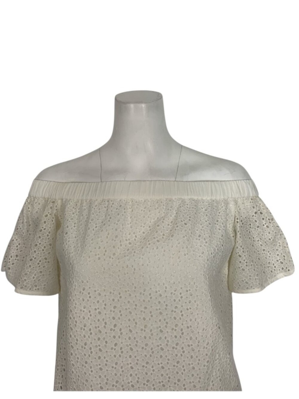 Rag And Bone Flavia Top Blouse 2XS XXS White Off The Shoulder NEW - Picture 11 of 16